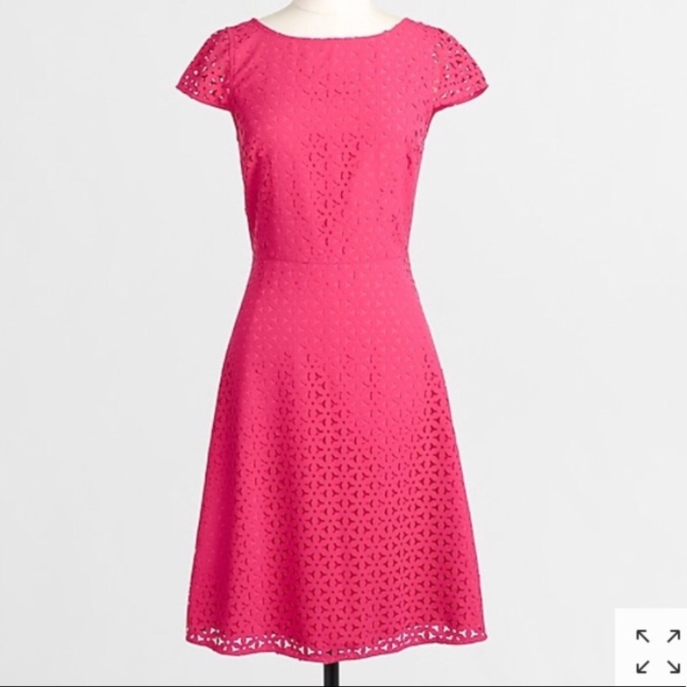 J. Crew Factory laser cut dress